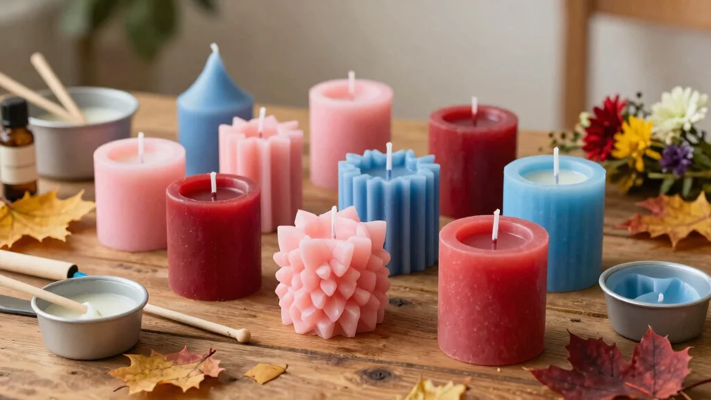 10 Pretty DIY Candle Color Ideas for Every Season