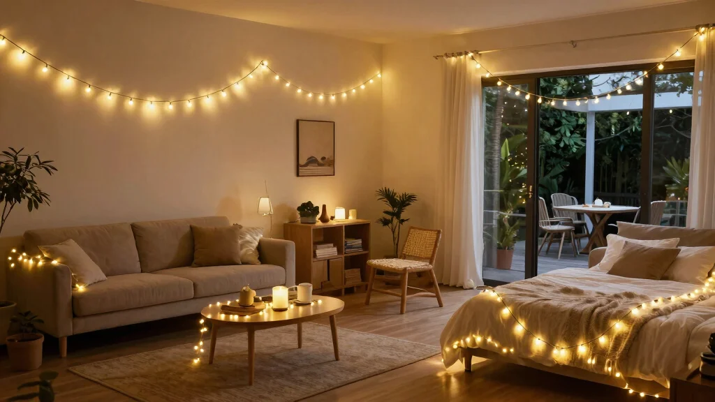 10 String Light Decor Ideas for Every Room in Your Home