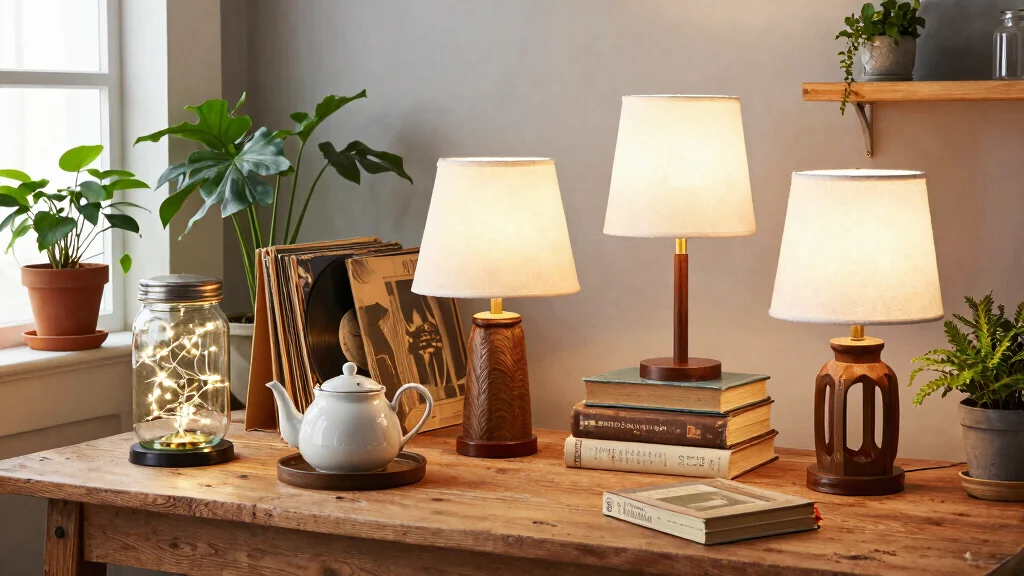 10 Upcycled Lamp Ideas to Turn Thrift Finds Into Decor