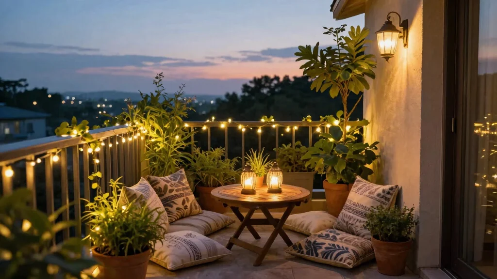 7 Small Balcony Lighting Ideas for Apartments