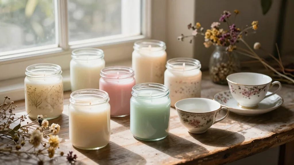 8 Aesthetic DIY Candle Ideas Using Vintage Jars and Teacups