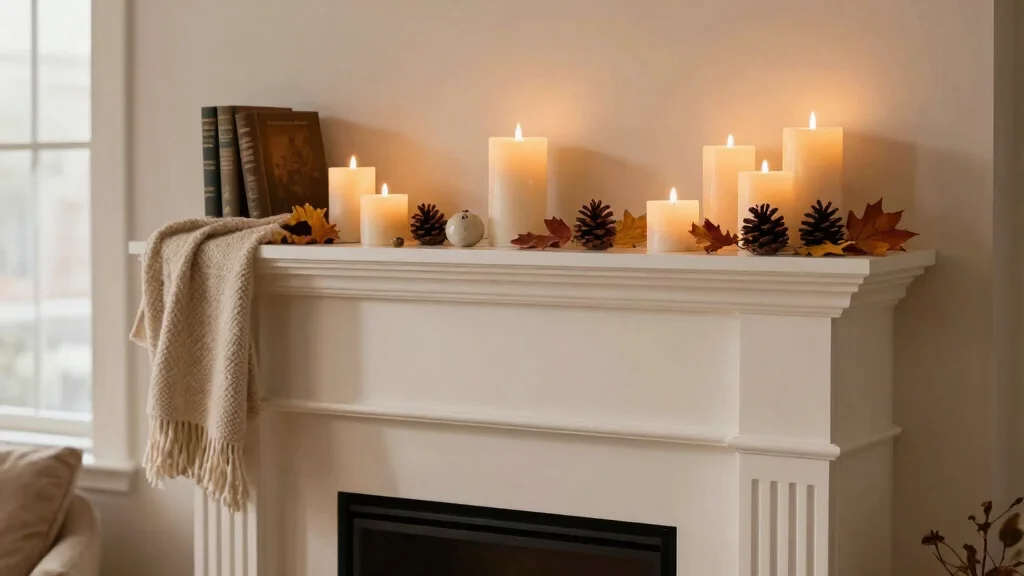 8 Fireplace Mantel Candle Decor Ideas