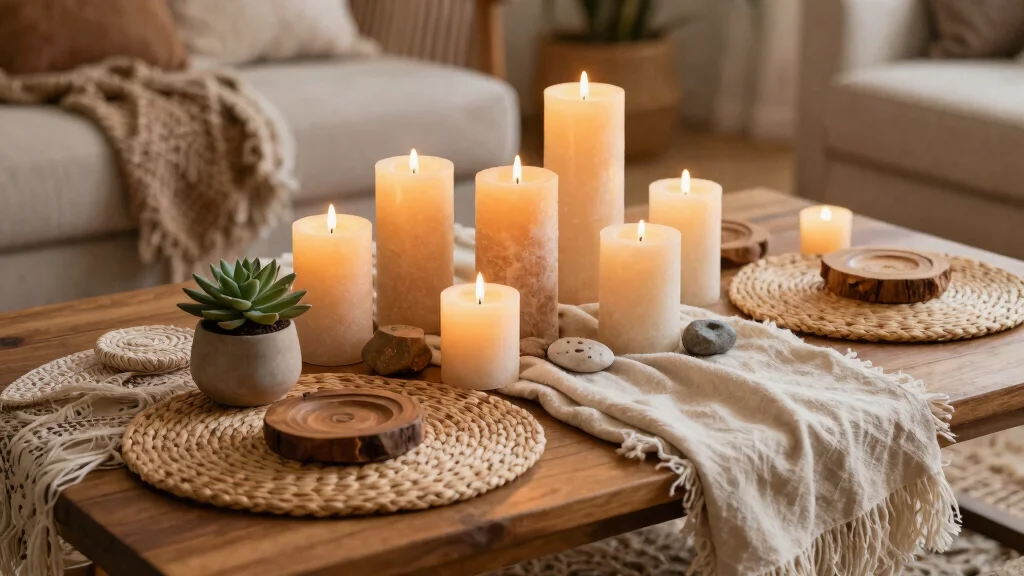 9 Candle Arrangement Ideas for Your Coffee Table