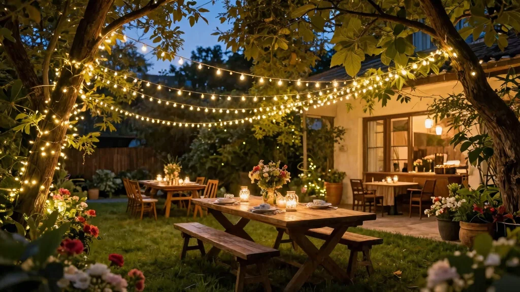9 Outdoor Cafe Light Ideas for a Magical Backyard