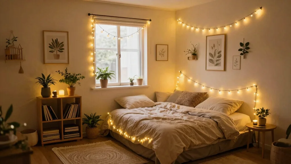 9 String Lights for Small Bedrooms: Space-Saving Ideas