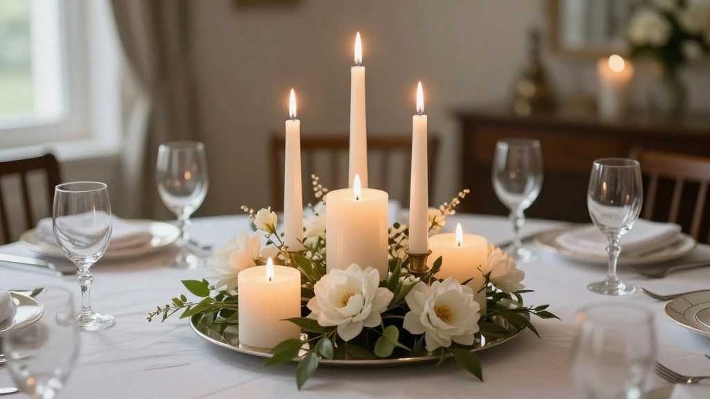 How to Create a Candle Centerpiece Step by Step