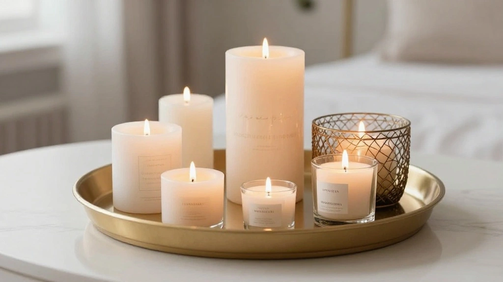 How to Decorate a Tray With Candles and Decor